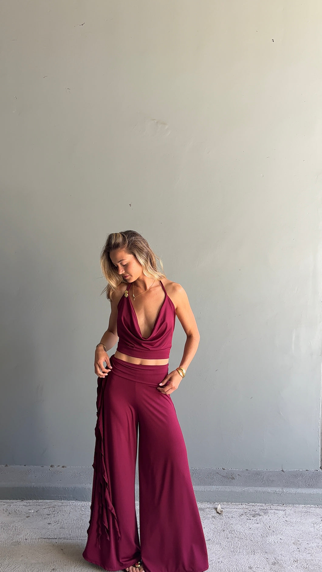Aurora scoop top